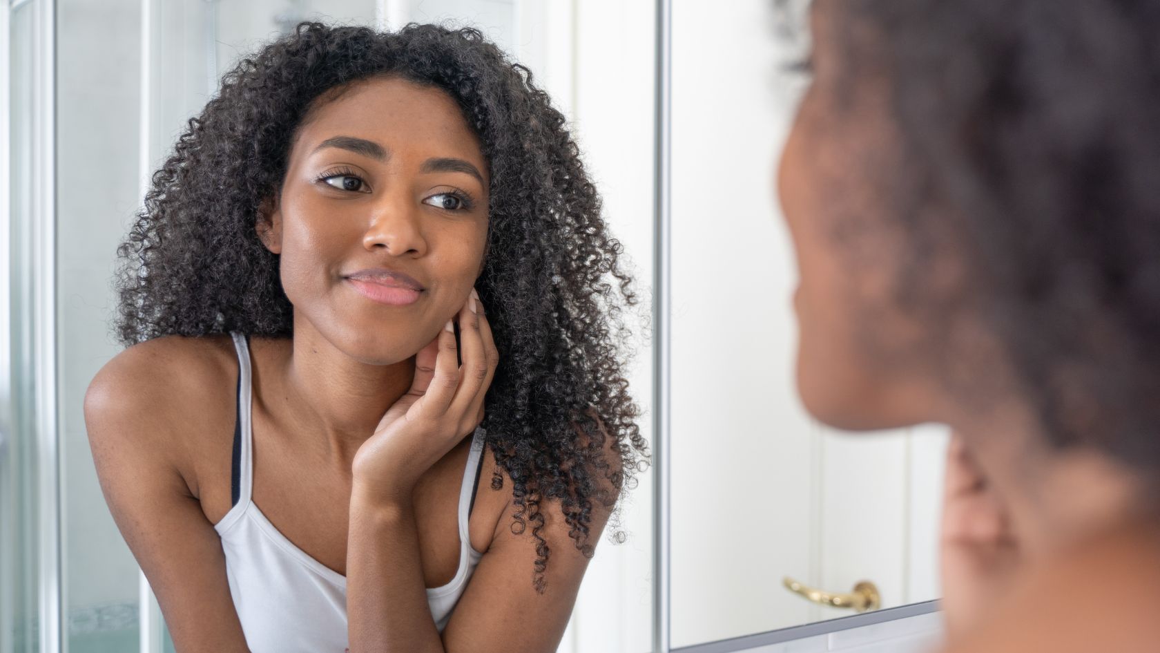 woman sheet mask hydrating healthy skin