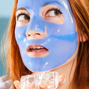 on ice smoothing firming cooling skincare hydrogel mask patchology
