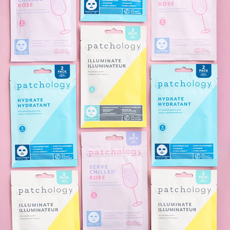 sheet masks illuminate rose and hydrate bridal skincare