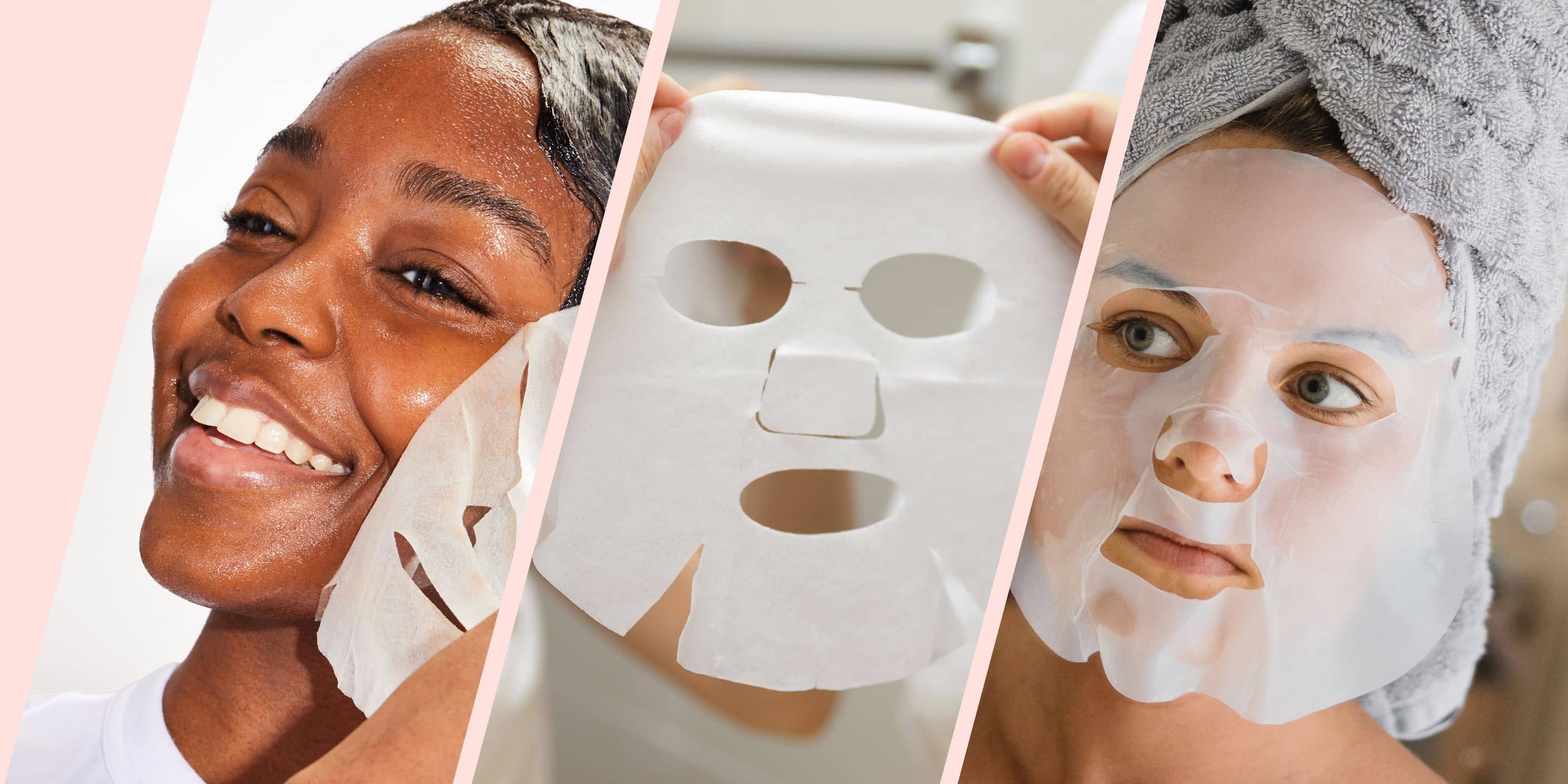sheet masks glowing summer skin