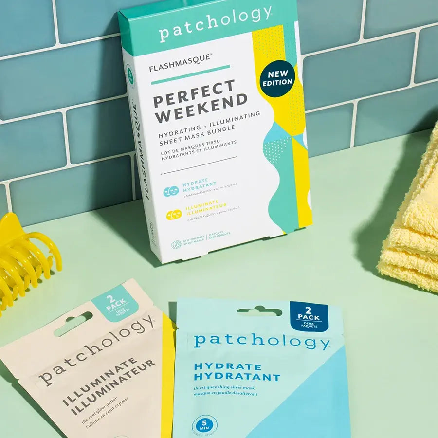 Weekend Mask Patchology | The Perfect Weekend 5 Minute Sheet Masks Kit
