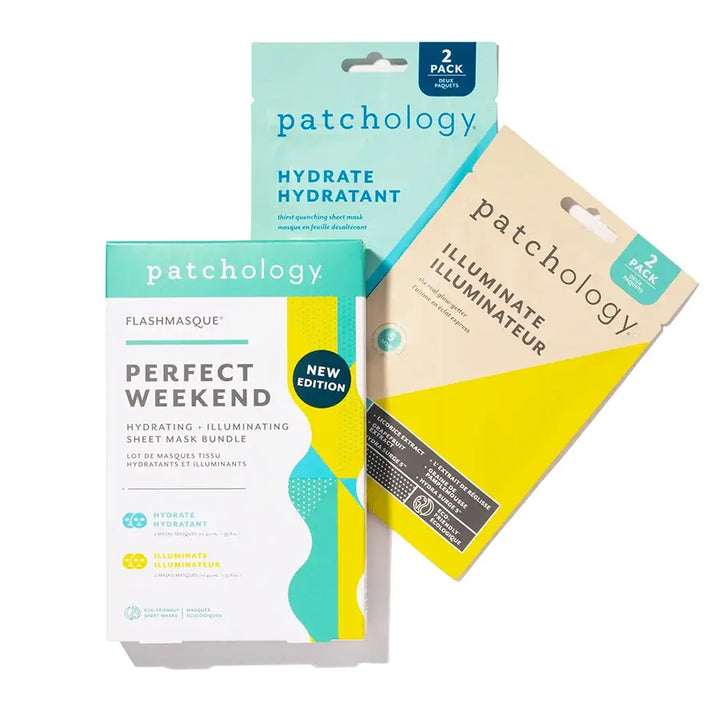 the perfect weekend flashmasque patchology Hydrate and Illuminate