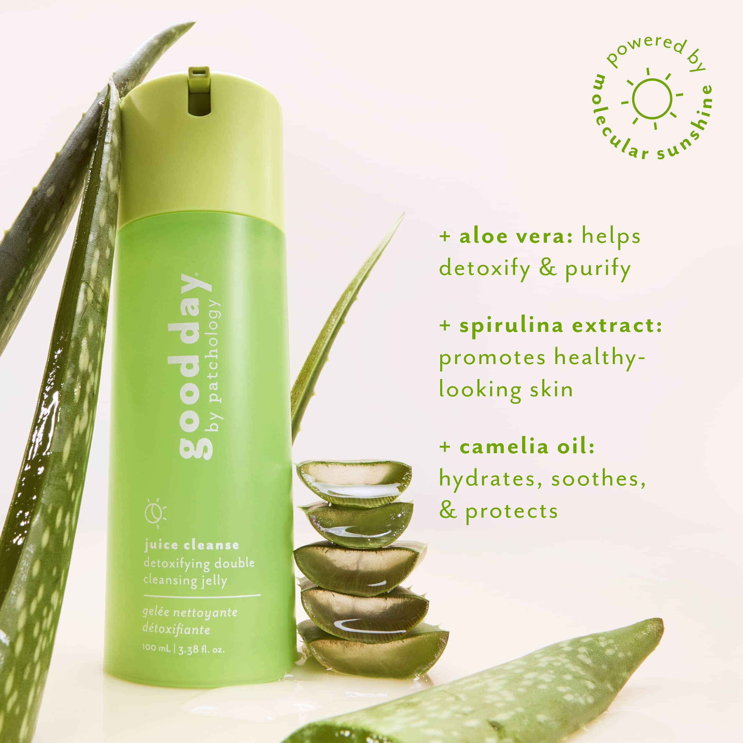 aloe vera spirulina extract camelia oil