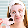 calm double sheet mud mask easy to remove mess-free