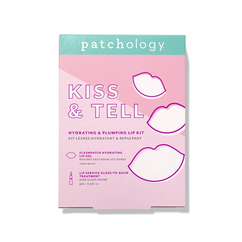 patchology lip bundle kiss and tell lip service and hydrating lip gel