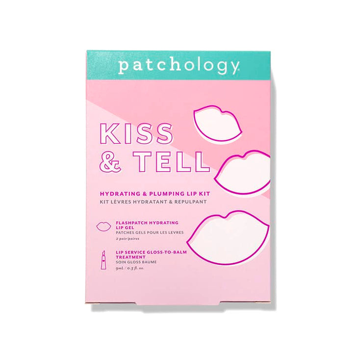 patchology lip bundle kiss and tell lip service and hydrating lip gel