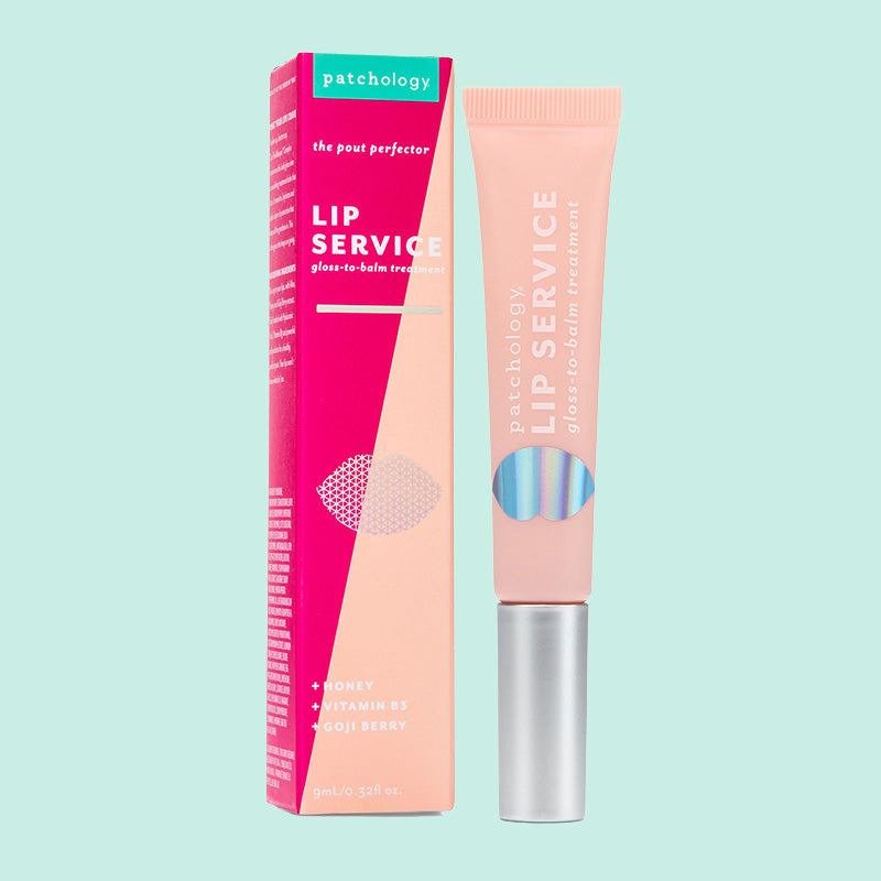 lip service gloss to balm package patchology