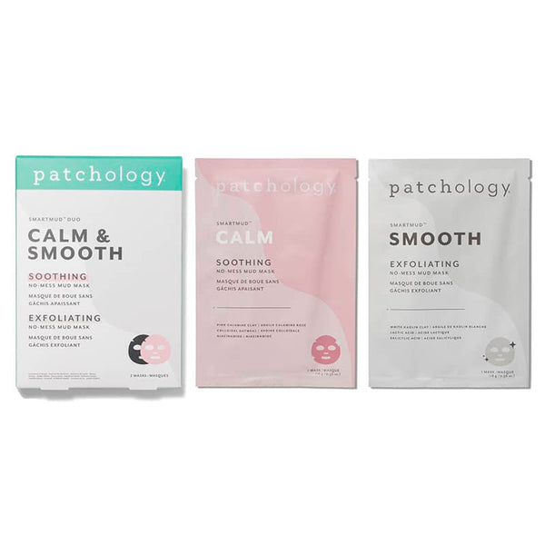 SmartMud™ No Mess Mud Masques | Sheet Mask Kit – Patchology