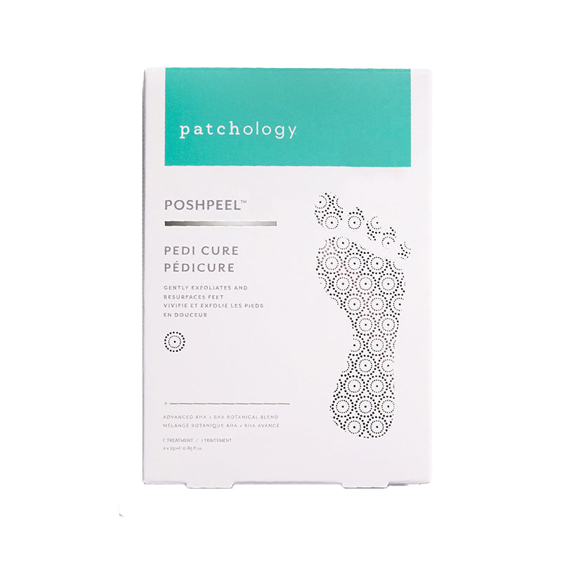 poshpeel at home exfoliating treatment deadskin cracked dry feet