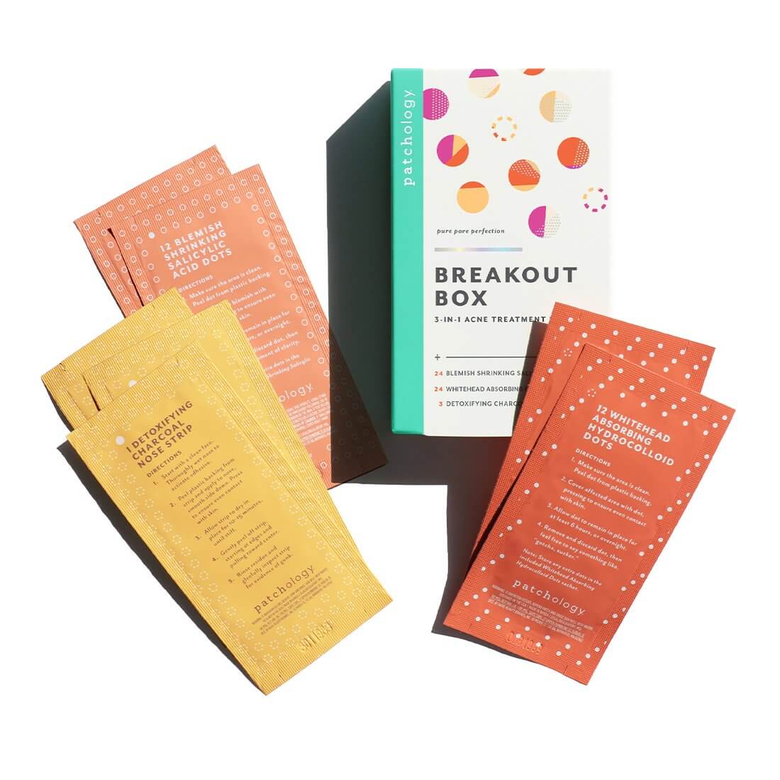 Acne Stickers and Blemish Patches Included in Breakout Box Acne Treatment Kit - Patchology