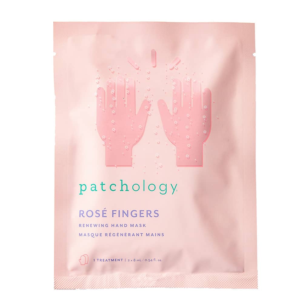Patchology rosé finders renewing hand mask for fingers and cuticles