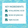 key ingredients of get dewy sheet mask - hyaluronic acid rose of jericho algae