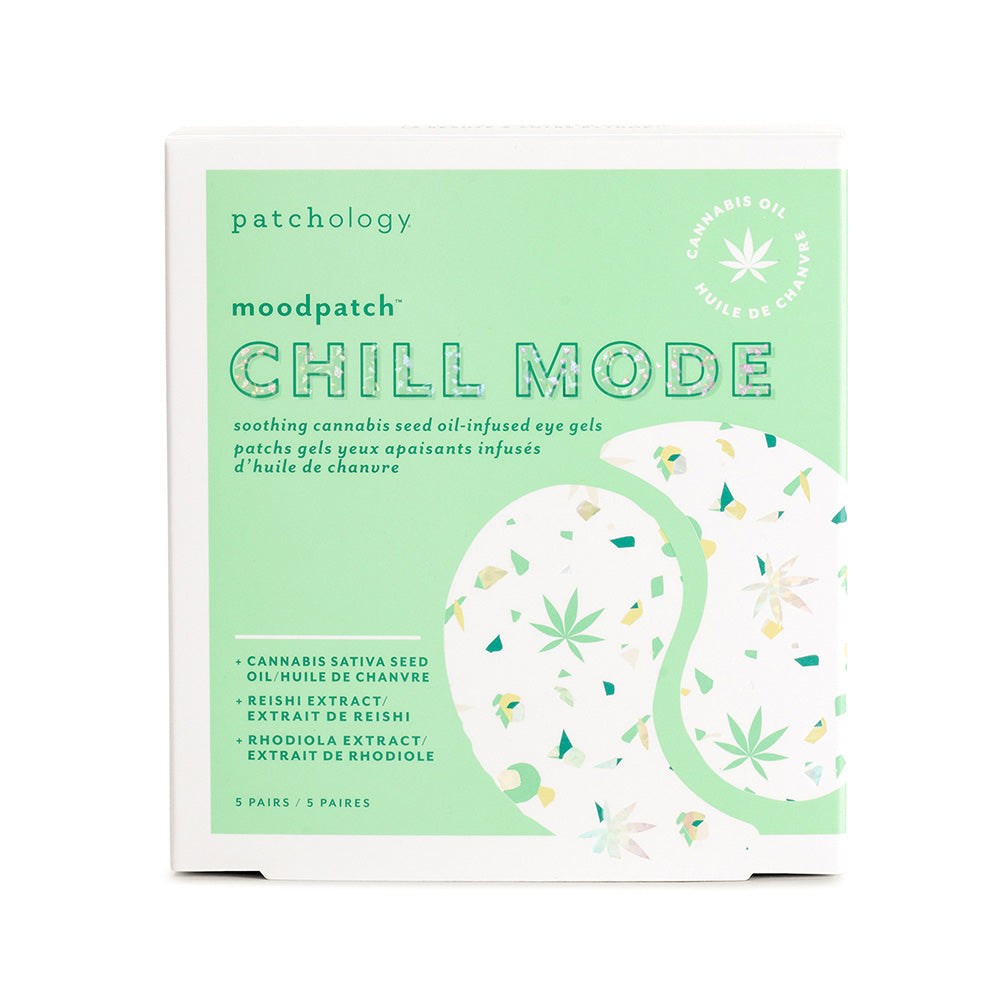 Patchology moodpatch Chill Mode soothing cannabis seed oil-infused eye gels